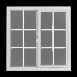 30 in. x 24  in. Aluminum  Single Glider Windows Carisol-AGW30-24